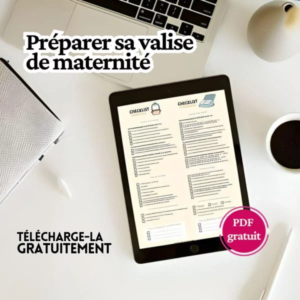 Checklist valise de maternité sans stress Préparer sa valise de maternité - Bonjour Ocytocine